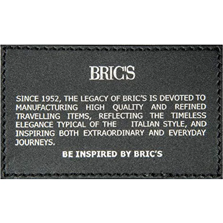 Brics Monza Handtasche, kompakte Schultertasche aus Leder und Nylon, Schwarz, mit organisiertem Innenraum und verstellbarem Schultergurt – Bild 8