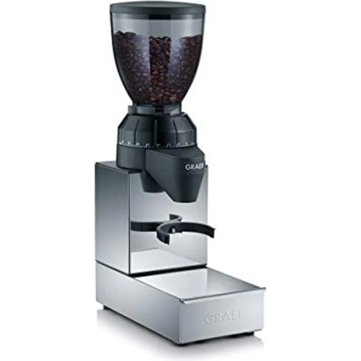 Graef CM850, Kaffeemühle, Schwarz, Silber, Transparent – Bild 1