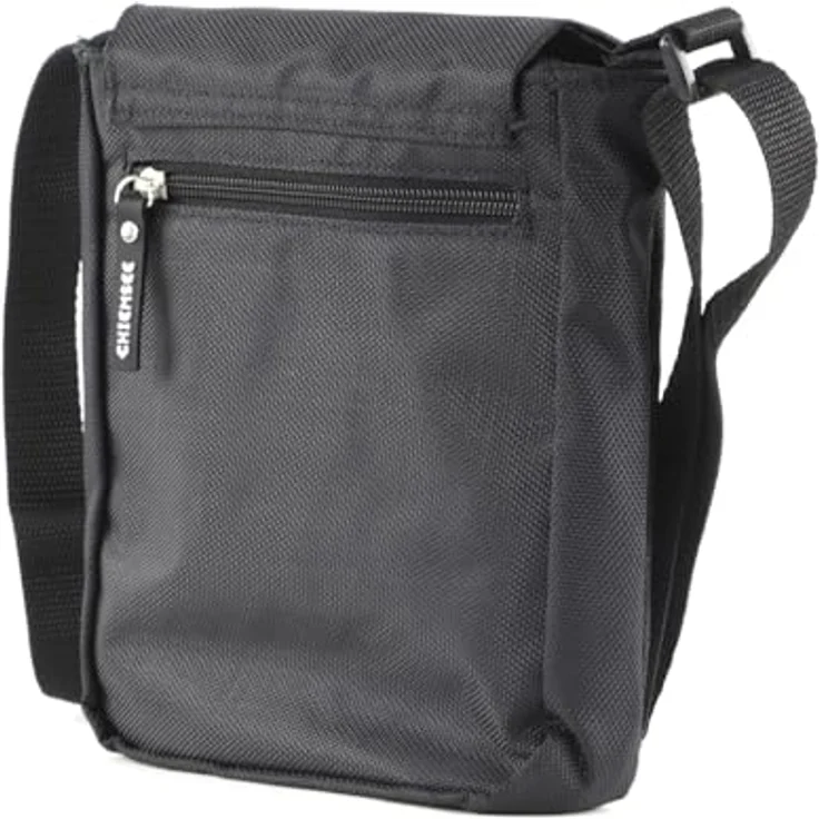 Chiemsee Umhängetasche, leichte Cross Body Bag mit verstellbarem Schultergurt und mehreren Fächern, schwarz – Bild 4
