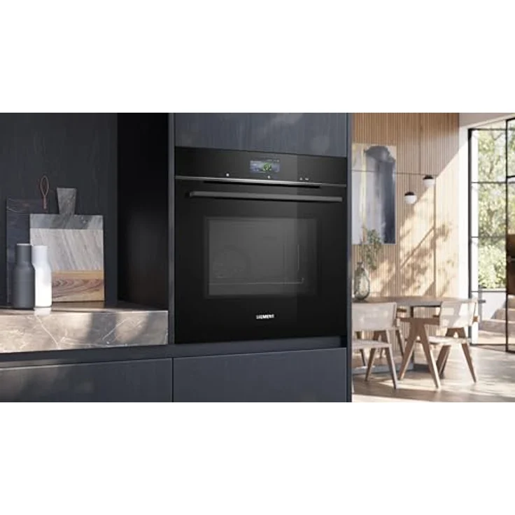 Siemens HM736GAB1, iQ700 Smarter Einbau-Backofen mit Mikrowellenfunktion, 800 W, Schwarz, ecoClean & humidClean Selbstreinigung, Air Fry, cookControl, Farb-Touchscreen – Bild 2