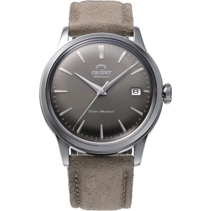 Orient Elegante Uhr RA-AC0M13N, Klassische Herrenuhr mit 38 mm, Eisengrau, Mechanisches Uhrwerk F6724, Wasserfest – Bild 1