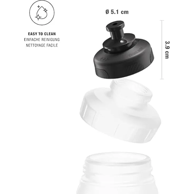 Sigg Erwachsene Verschluss 3 Stage Sports Top Schraubverschluss, schwarz, one size – Bild 3