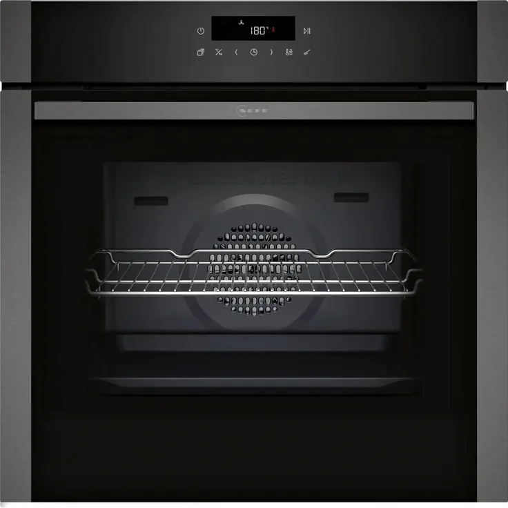 Neff BMK320EAP Einbaubackofen groß 60 x 60 cm in Graphite-Grey mit AutoClean und Clip-Vollauszug (Versandkostenfrei)