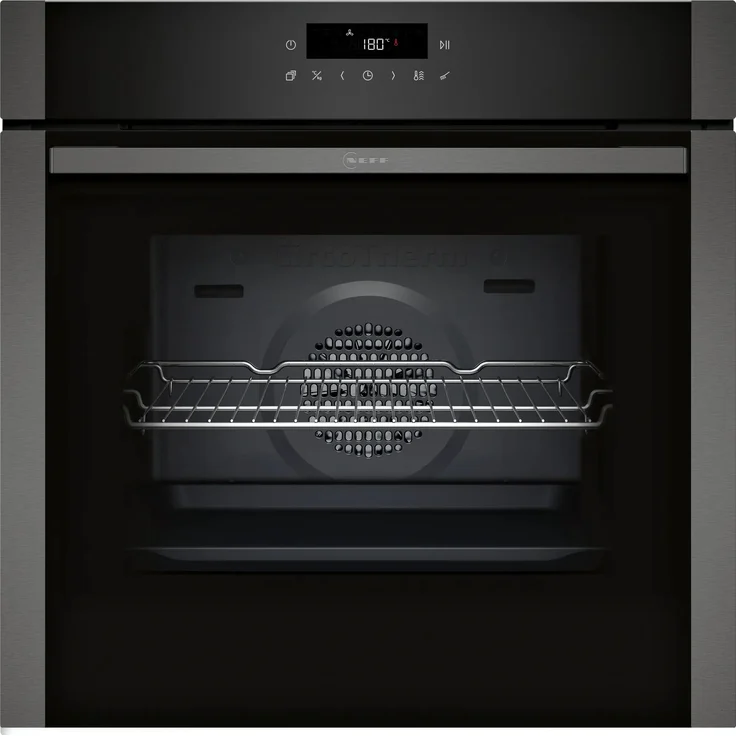 Neff BMK320EAP Einbaubackofen groß 60 x 60 cm in Graphite-Grey mit AutoClean und Clip-Vollauszug (Versandkostenfrei)