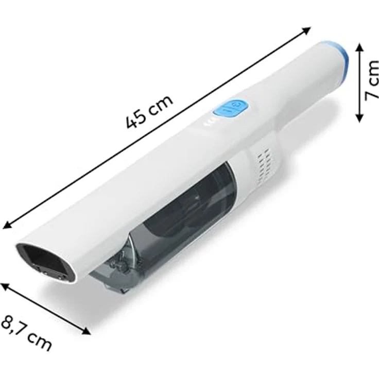 MEDION Handstaubsauger MD12057, kabellos mit BLDC-Motor, HEPA-13 Filter, 20 kPA Saugleistung, weiß – Bild 5