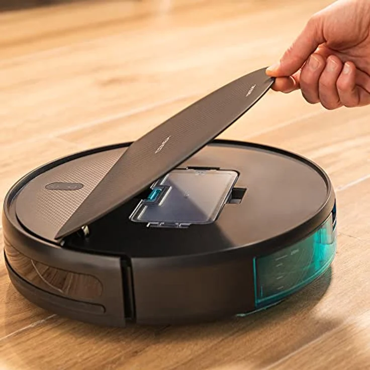 Cecotec Conga 999 Origin X-Treme Staubsaugerroboter, Technologie Random, 1000 Pa, 2 Seitenbürsten, Autonomie 120 Minuten, 6 Programme, Steuerung mit App und Fernbedienung, 2 Wischmopps – Bild 5