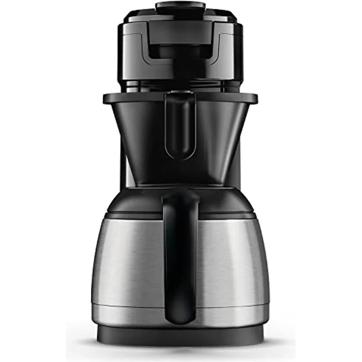 PHILIPS HD6592/64 Domestic Appliances Senseo Switch Pad und Filterkaffeemaschine, 2-in-1-Brühtechnologie, 7 Tassen in einem Durchgang, Klavierlackschwarz, Stainless Steel, 1 liter-Wasserbehälter – Bild 3