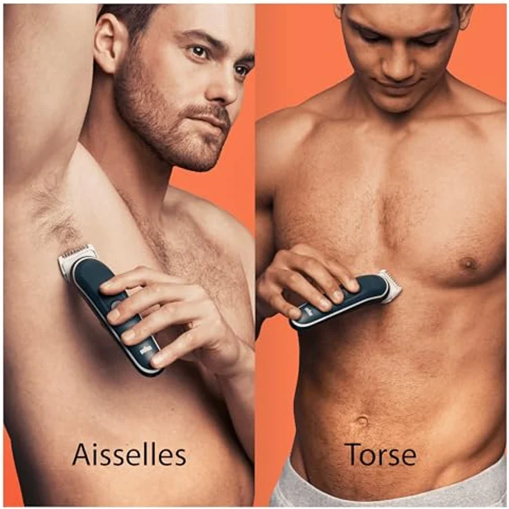 Braun Series 5 Bodygroomer/Intimrasierer Mann,Körperpflege- und Haarentfernung für Herren, Brust, Achseln,Kammaufsätze 1 - 11 mm,Glattrasur-Aufsatz, wasserdicht,100 Min. Laufzeit,Geschenk,BG5360 – Bild 2