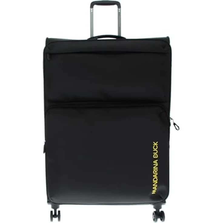Mandarina Duck Zephyr Trolley XL EXP, leichter und praktischer Koffer in 3D-Effekt, schwarz – Bild 3