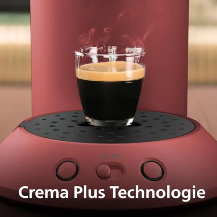 Philips Senseo Original Plus CSA210/35 Kaffeepadmaschine, Soft Red, Coffee Boost Technologie – Bild 6