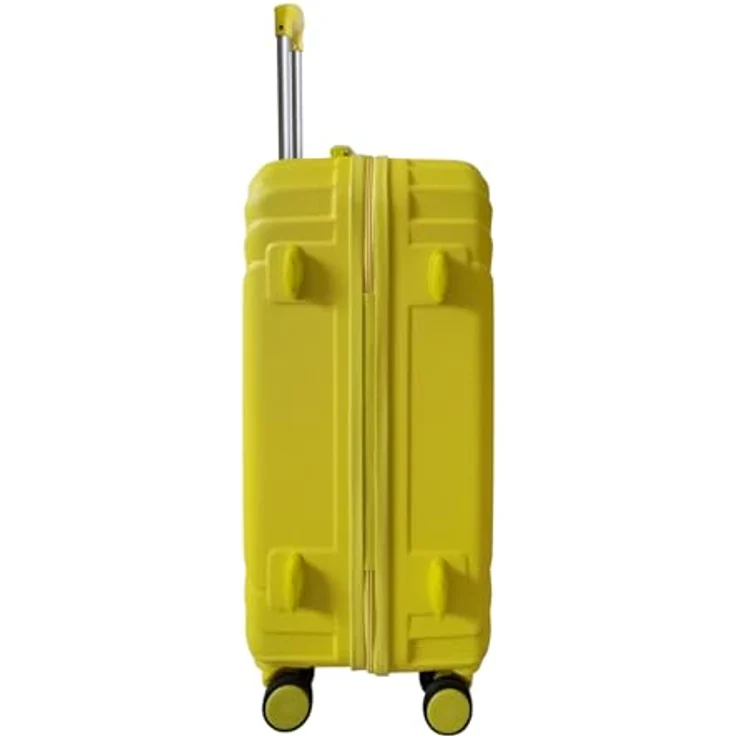 NTK-Collection Mabell Hartschalenkoffer 4er-Set, Gelb, (10l bis 115l, integriertes Zahlenschloss, leichtläufige Rollen) – Bild 4