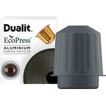 DUALIT Ecopress Recycling Maschine für Nespresso Kapseln aus Aluminium – Kapseln Nespresso Kompatibel Recycler – Hochwertig & Umweltfreundlich Kaffeekapseln, Kaffeesatz