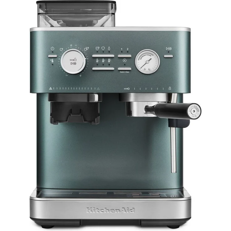 KitchenAid Kaffeehalbautomat 5KES6551 Espressomaschine mit Gratmahlwerk, PID-Temperaturregelung und 15-bar Pumpe – Bild 1