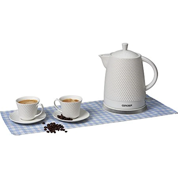 CONPT Hausgeräte RK-0040 Keramik Wasserkocher + 2 Tassen 1.5L 2200W – Bild 8