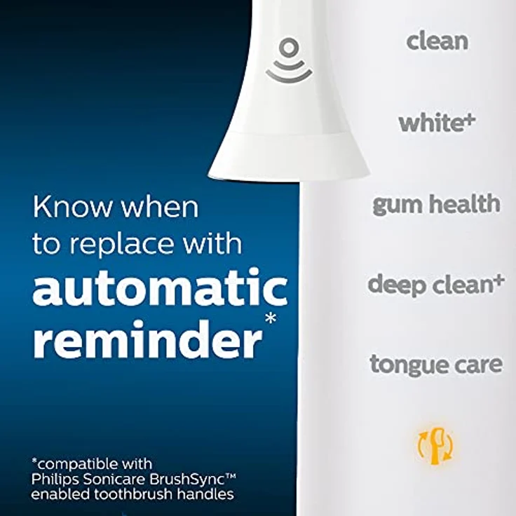SONICARE Philips Sonicare G3 Premium Gum Care HX9054/65, 4 Stück, weiß - Klinisch erwiesen gegen Zahnfleischentzündungen – Bild 3