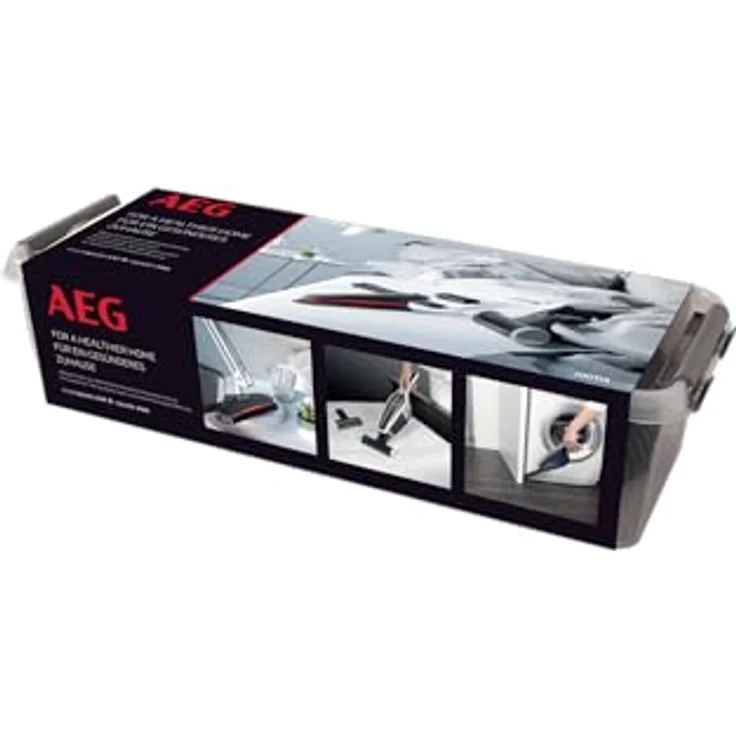 AEG AKIT15 Allergy Kit für CX7 (Zubehör, Düse, Staubsaugerdüse, ideal für Allergiker & Haustierbesitzer, Haushalt, Auto, Matratzendüse, Möbelbürste, Fugendüse, Aufbewahrungsbox, universell), schwarz – Bild 2