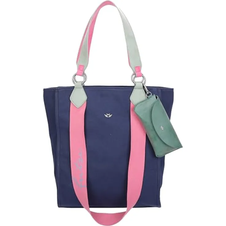 Fritzi aus Preußen Izzy02 Canvas Shopper Tasche, 32 cm, 100% Baumwolle, lila