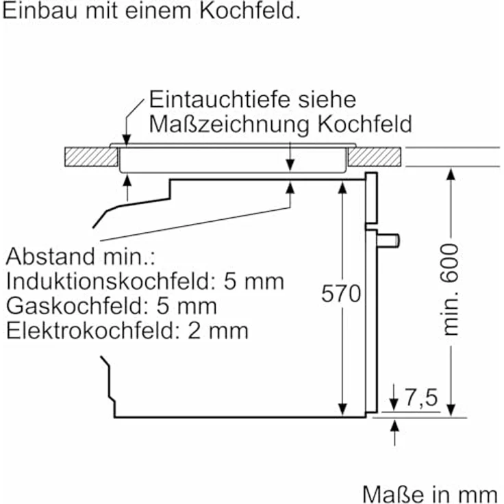 Siemens PQ212IAAB, Einbau-Herdset mit Induktions-Kochfeld, 71 l Garraum, A+ Energieeffizienz – Bild 15