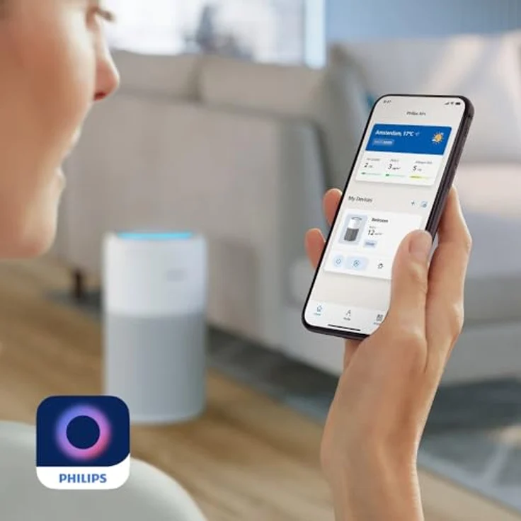 PHILIPS PureProtect Ersatzfilter FY2200/30 für Luftreiniger 2200 Series, HEPA-Filter mit dreischichtigem Filtersystem für ultrafeine Partikel, langlebig bis 3 Jahre – Bild 9