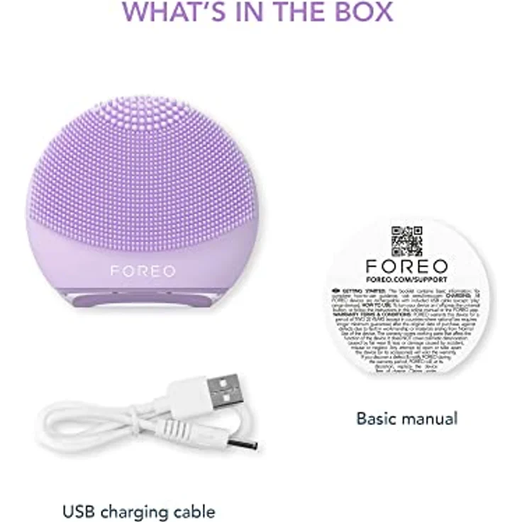 FOREO LUNA™ 4 go Lavender, 2-in-1 Gesichtsreinigungsbürste mit T-Sonic™ Pulsationsintensitäten und straffender Massage – Bild 6