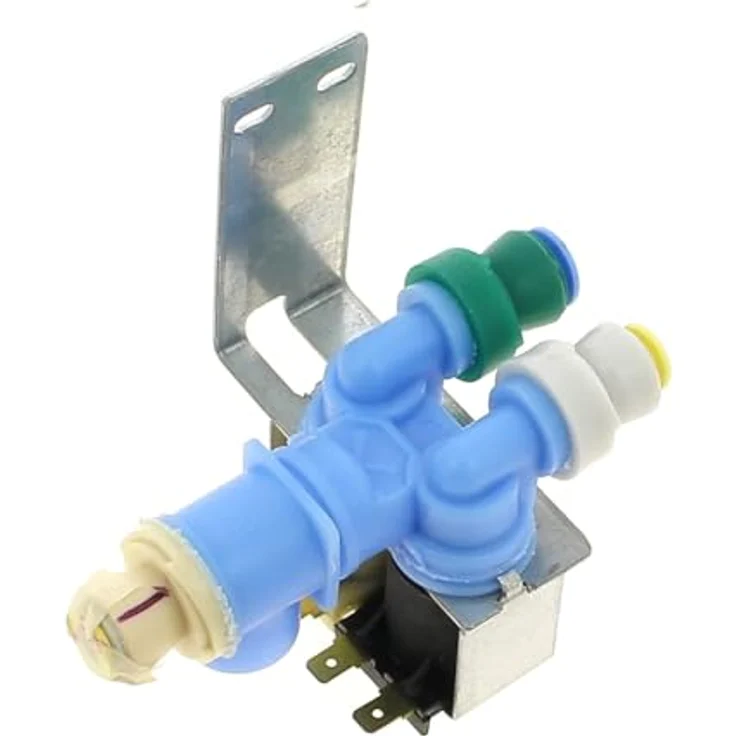 Bauknecht Wasser-Verteiler-Elektroventil Original, Ersatzteil für Kühlschränke und Gefrierschränke, kompatibel mit Whirlpool, Kitchenaid, Smeg, Ignis, Admiral, Maytag, Ariston, Hotpoint – Bild 1