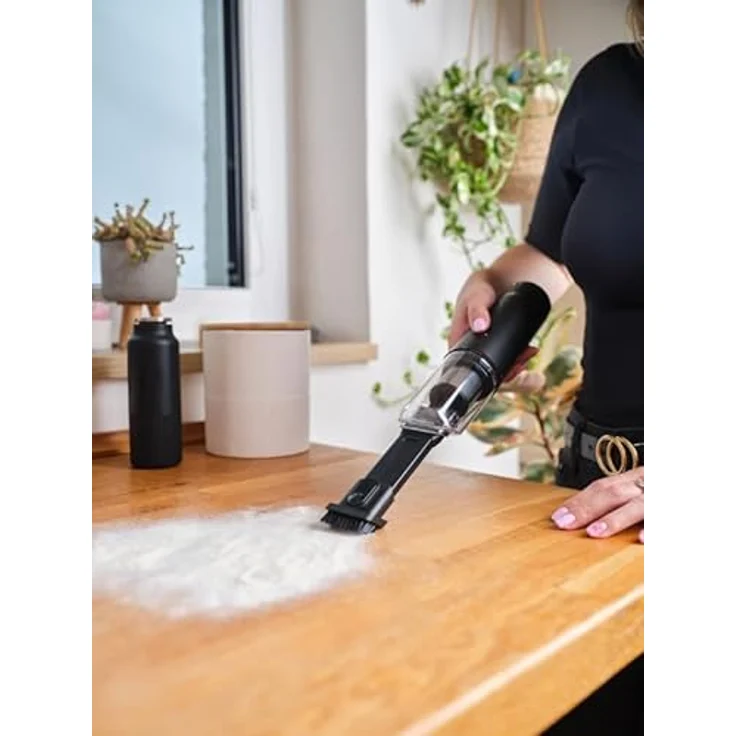 ETA Handstaubsauger Handy Go I Akku – Kabelloser Tierhaar-Sauger mit HEPA-Filter, 20 Min Laufzeit, 2-in-1 Bürste & Fugendüse, USB-C, 85 ml Staubbehälter – Bild 2