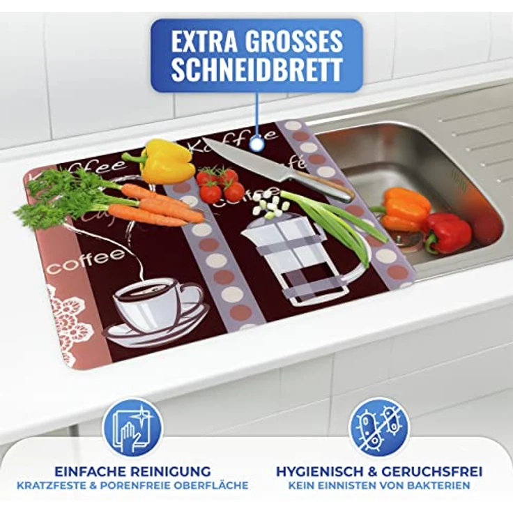 WENKO Multi-Platte Kaffeeduft Herdwand Wanddekor Wandschutz Herdwandschutz – Bild 7