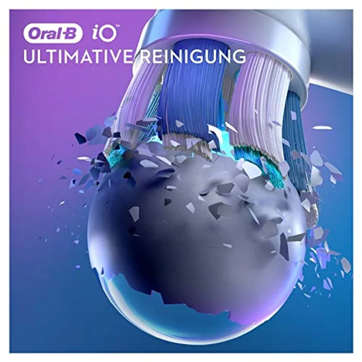 Oral-B iO Ultimative Reinigung Aufsteckbürsten für elektrische Zahnbürste, 2 Stück, ultimative Zahnreinigung mit iO Technologie, Zahnbürstenaufsatz für Oral-B Zahnbürsten – Bild 2