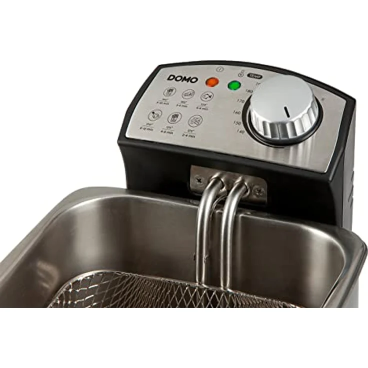 Domo Fritteuse DO458FR, 4 Liter Fassungsvermögen, Thermostat, 3000 Watt – Bild 5