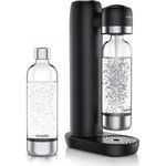 Arendo Wassersprudler Soda Maker mit 2x 1000 ml Flaschen, BPA-frei, fein dosierbar, Carbonator