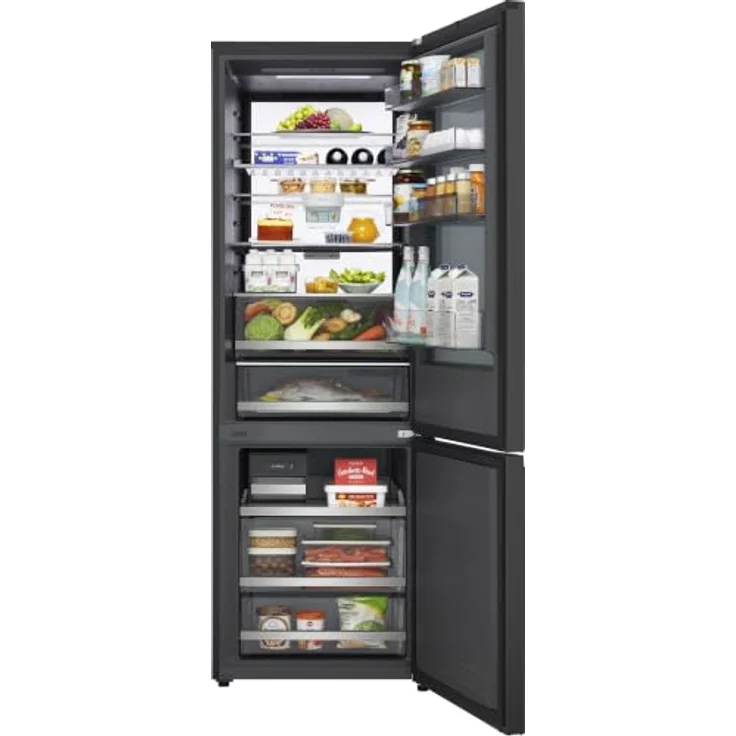 LG GBGW92GCEV, Kühl-Gefrierkombination mit 465 l, NoFrost, Fresh Zone Fach, Schwarz – Bild 18