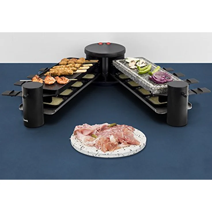 H.Koenig RP360 Raclette - 8 Personen - 4 Funktionen - 360° Drehgelenk - klappbar - 1200 W – Bild 7
