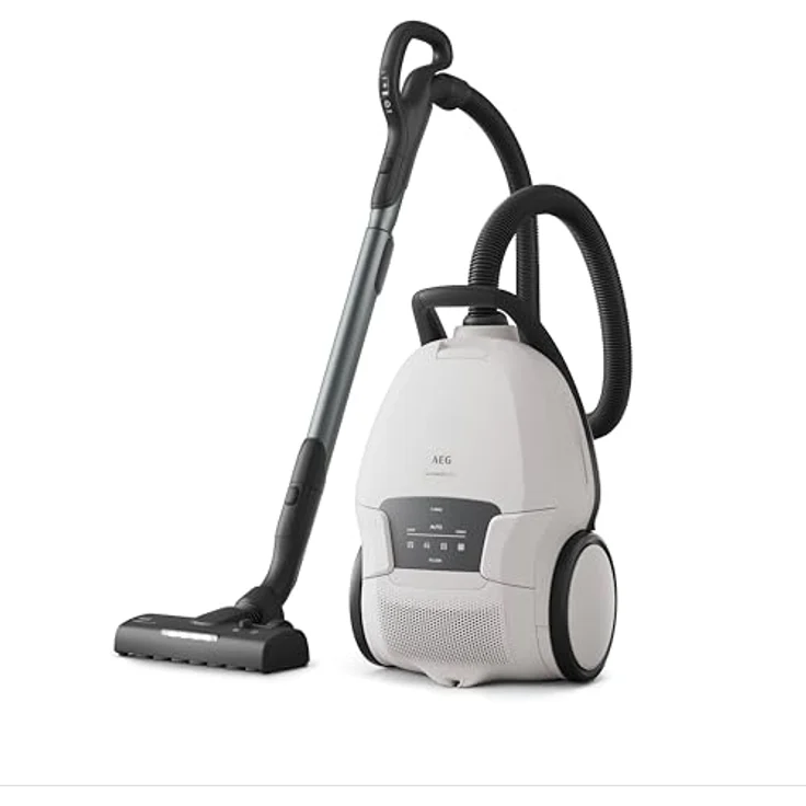 AEG Ultimate 8000 AB81U1SW, Staubsauger mit Beutel, Testsieger, hohe Saugleistung, Auto-Modus, HEPA-Filtration, 3in1 Düse, 12m Aktionsradius, LED-Licht, 48% Recyclingkunststoff – Bild 1