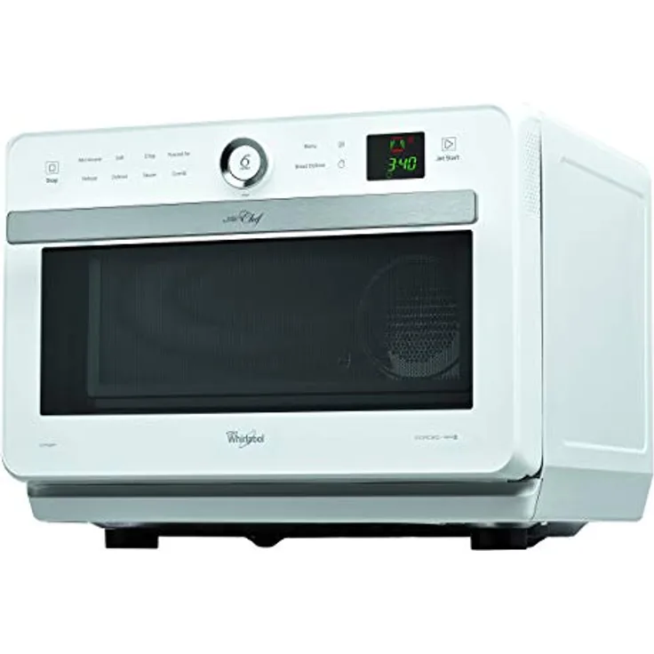 Whirlpool JT 469 WH Mikrowelle mit Grill und Heißluft, Standgerät
