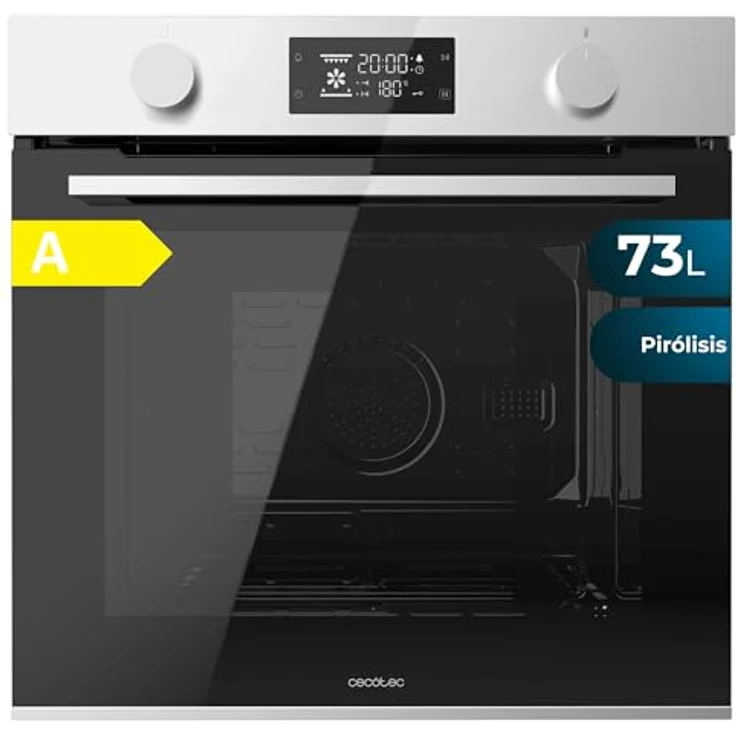 Cecotec Einbau-Backofen Pyrolyse Bolero Hexa P526000 Line, 73L, 2800W, 9 Funktionen, Touch-Display, Umluft-Modus, Vierfach-Glas-Tür, Kühlgebläse – Bild 1