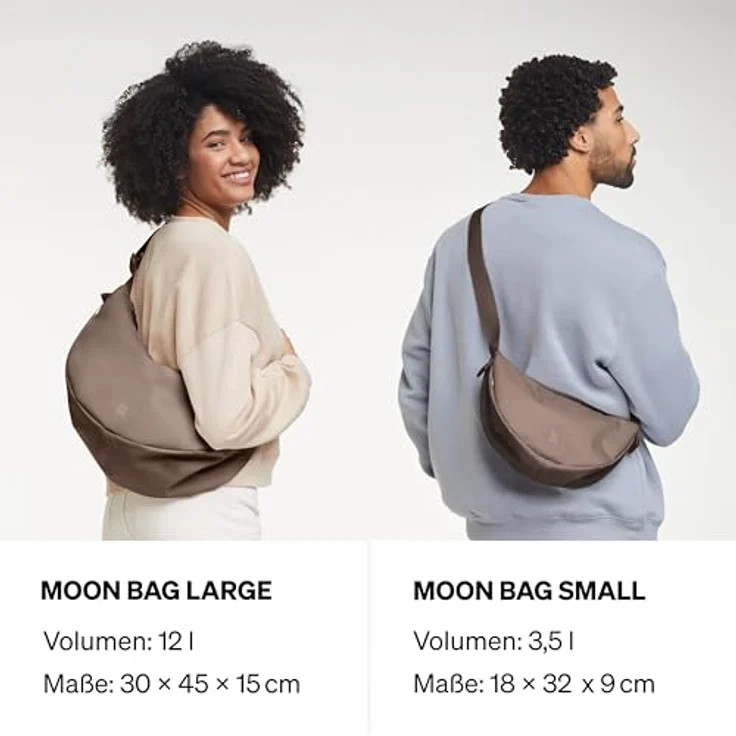 GOT BAG Moon Monochrome Umhängetasche, 32 cm, braun, 100% Polyester – Bild 6