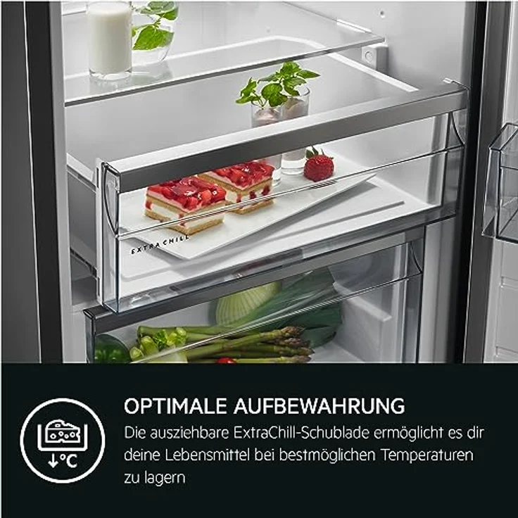 AEG TSC8M183CC Serie 8000 Einbau-Kühl-Gefrier-Kombination mit 360° Cooling, TwinTech No Frost und GreenZone+, 70% Recyclingkunststoff – Bild 5