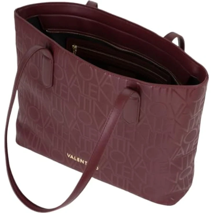 Valentino Gynevra RE Shopper Tasche, 46 cm, rot, 100% Polyurethan – Bild 3