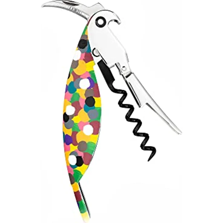 Alessi ''Parrot'' Sommelier-Korkenzieher aus Gußaluminium und PC. Handdekoriert, ''Proust'Licensed by Pulltaps – Bild 3