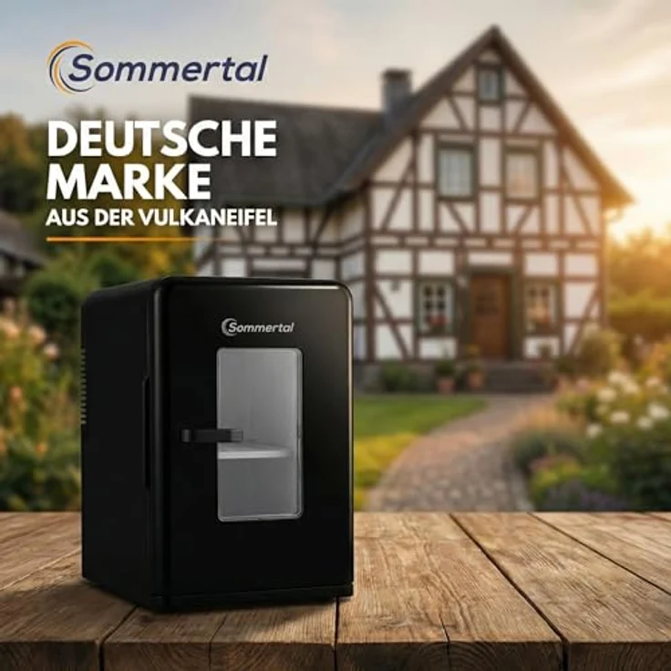 Sommertal Getränkekühlschrank KS15, 15 Liter Volumen, AC/DC Betrieb, leise & tragbar, Schwarz – Bild 9