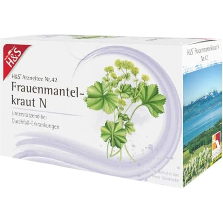 H&S Frauenmantelkraut N Filterbeutel, 20 Stück á 1 g, Unterstützung bei leichten Durchfallerkrankungen – Bild 3