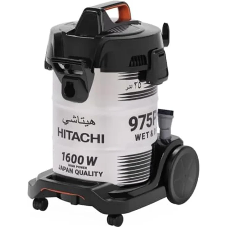 HITACHI CV-975 PW, 3-in-1 Profi-Nass- & Trockensauger mit 25L Edelstahl-Tank, 1600W, silber/schwarz – Bild 5