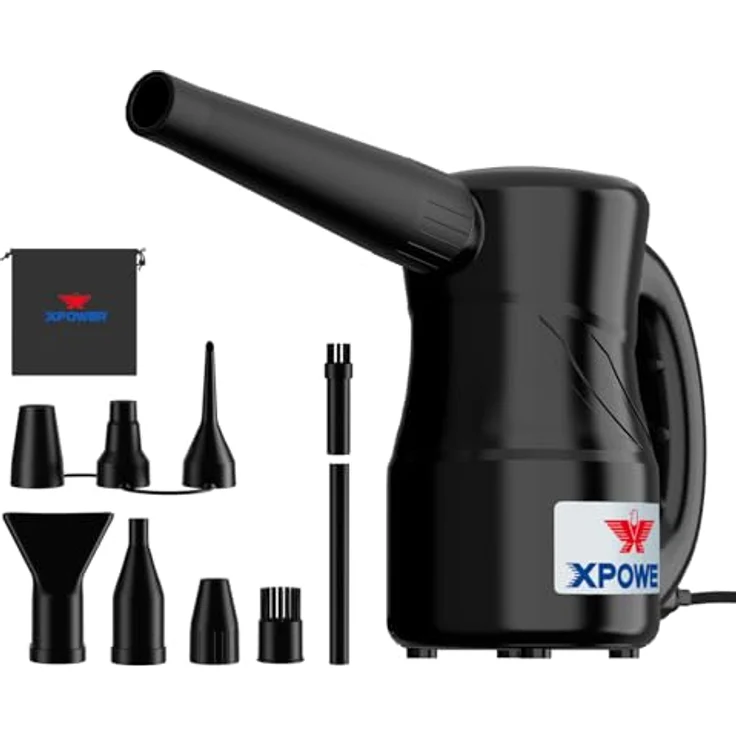 XPOWER Akku-Handstaubsauger A-2S, 520 W elektrischer Luftzerstäuber mit Beutel, 2-Gang-Einstellung, kompakt und vielseitig – Bild 1