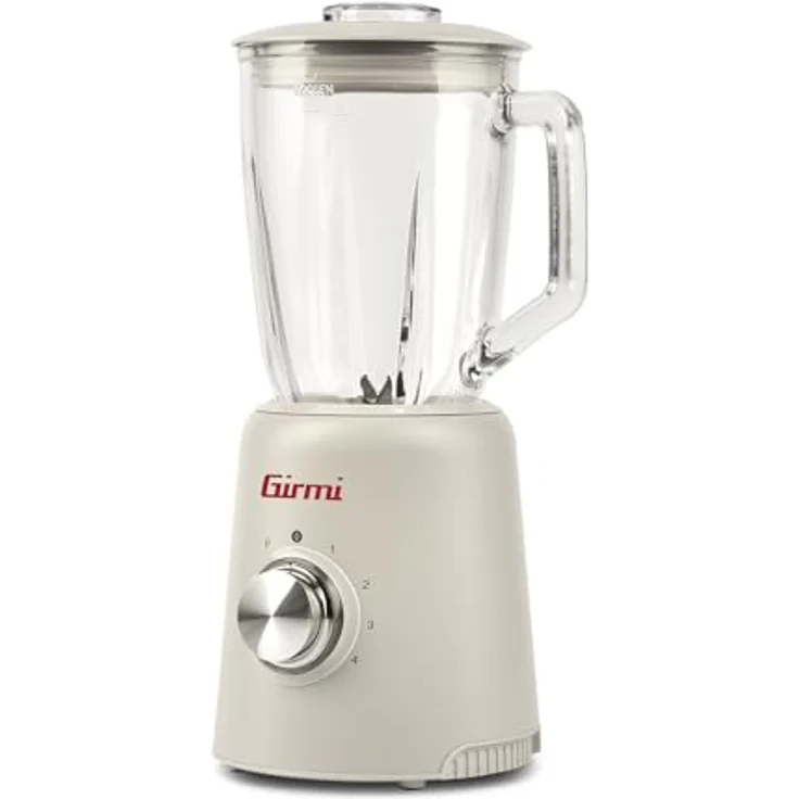 Girmi Standmixer FR9301, 1000 W, 4 Stufen, 1,5 l Glaskrug, 6 Edelstahlklingen, Eiscrusher, Pulse-Funktion – Bild 1