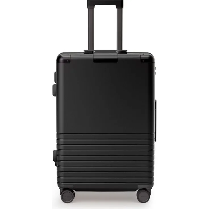 Kapten & Son Heathrow Check-In 4 Rollen Trolley, 69 cm, schwarz, 100% Polycarbonat