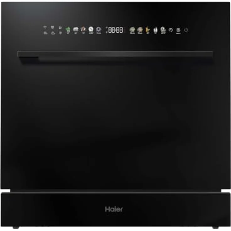 Haier XPI 8D9FFB, Halb integrierter Geschirrspüler, 60 cm, Schwarz, Touchscreen, TFT, 9 Spülprogramme – Bild 2