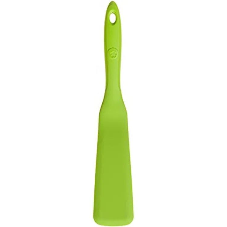 Kochblume Pfannenspatel, Wender aus Vollsilikon, hitzebeständig bis 300 °C, 29 cm, lime