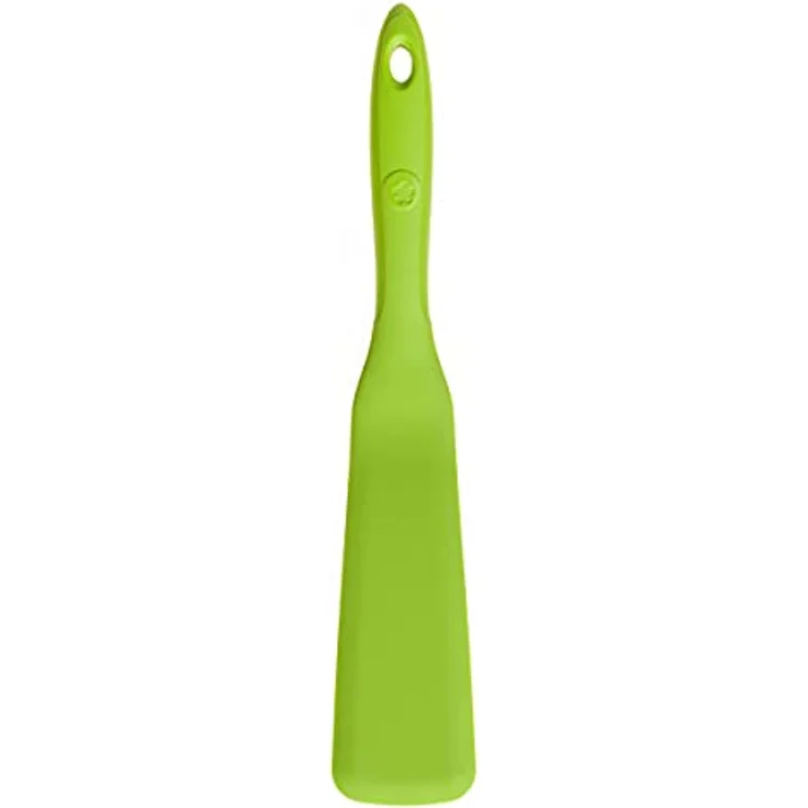 Kochblume Pfannenspatel, Wender aus Vollsilikon, hitzebeständig bis 300 °C, 29 cm, lime – Bild 1