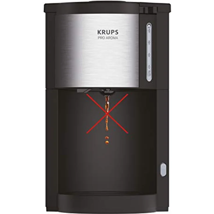 Krups KM305D10 ProAroma Thermo-Filterkaffeemaschine, 800 Watt, schwarz-edelstahl – Bild 4