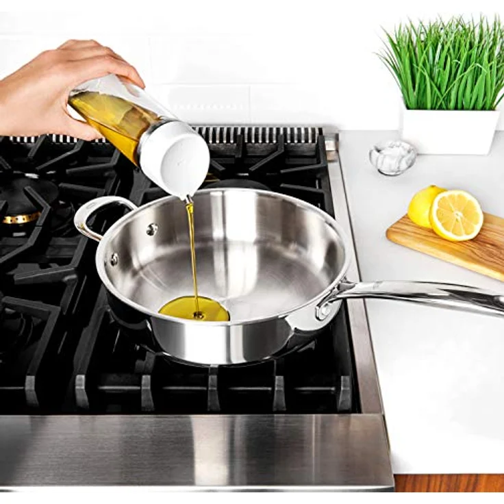 OXO Good Grips Ölspender, Glas, 355 ml, dosierbarer Präzisionsausgießer mit tropffreiem Design, spülmaschinenfest – Bild 10
